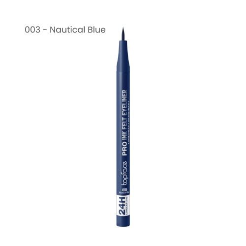 Topface Tus de Ochi Pro Ink Felt Eyeliner 003 Nautical Blue 1ml
