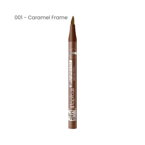 Topface Tus Sprancene Microblade Pro Comb&Fill 001 Caramel Frame 1ml