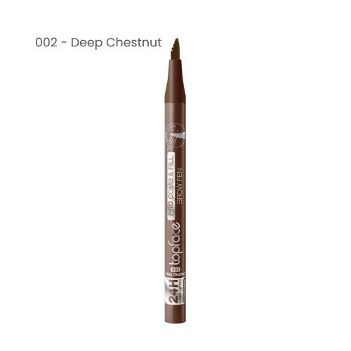 Topface Tus Sprancene Microblade Pro Comb&Fill 002 Deep Chestnut 1ml