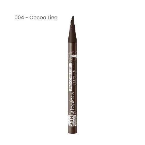Topface Tus Sprancene Microblade Pro Comb&Fill 004 Cocoa Line 1ml