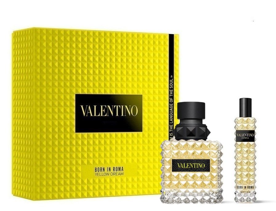 Valentino Donna Born In Roma Yellow Dream Set (Apa de parfum 50ml + Apa de parfum 15ml)