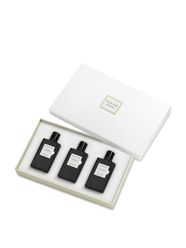 Van Cleef&Arpels Collection Extraordinaire Set (Apa de parfum California Reverie 45ml + Santal Blanc 45ml + Moonlight Patchouli 45ml)
