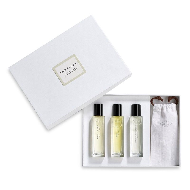 Van Cleef&Arpels Collection Extraordinaire Set (Apa de parfum Neroli Amara 15ml + Santal Blanc 15ml + Moonlight Patchouli 15ml)