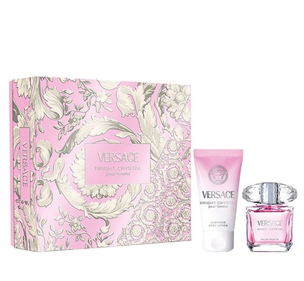 Versace Bright Crystal Set (Apa de toaleta 30ml + Lotiune de corp 50ml)