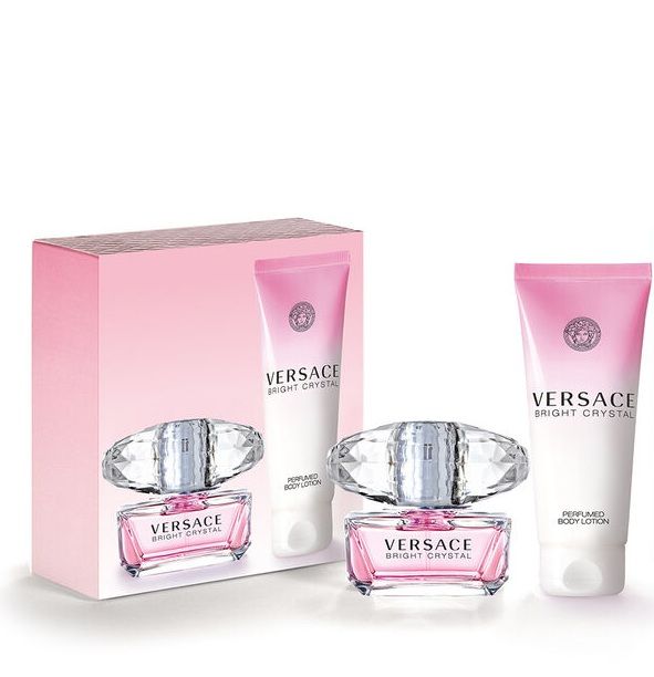 Versace Bright Crystal Set (Apa de toaleta 50ml + Lotiune de Corp 100ml)