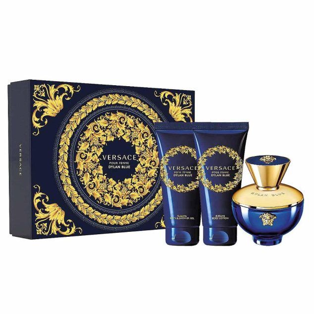 Versace Dylan Blue Femme Set (Apa de parfum 50ml + Lotiune de corp 50ml+ Gel de dus 50ml)