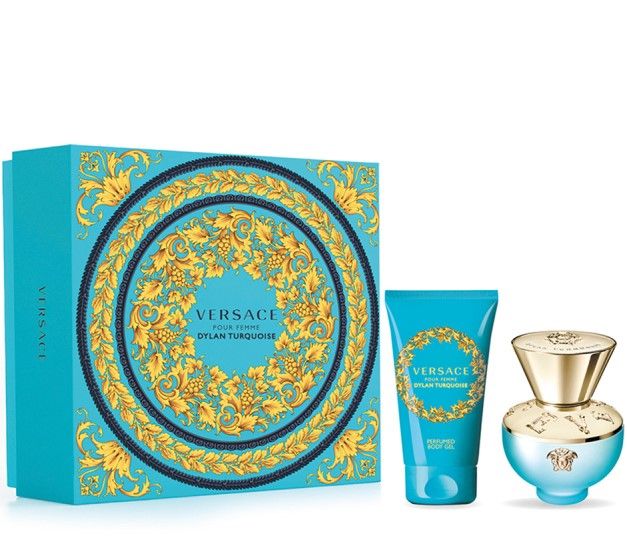 Versace Dylan Turquoise Femme Set (Apa de toaleta 30ml + Lotiune de corp 50ml)