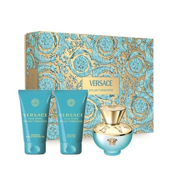 Versace Dylan Turquoise Femme Set (Apa de toaleta 30ml + Lotiune de corp 50ml)