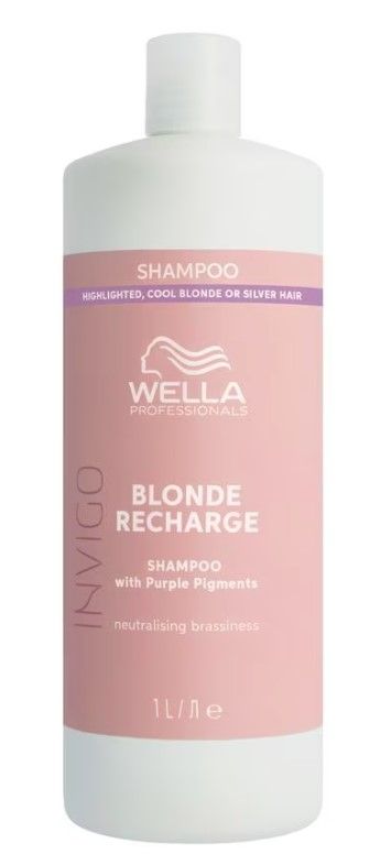 Wella Professionals Invigo Blond Recharge Cool Blond Shampoo Sampon par blond 1000ml