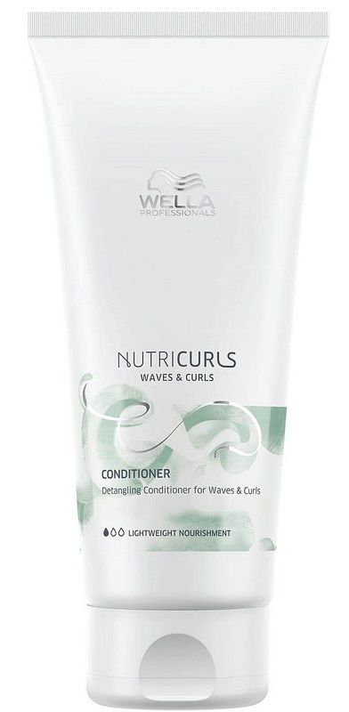 Wella Professionals NutriCurls Detangling Conditioner Balsam par ondulat/cret 200ml