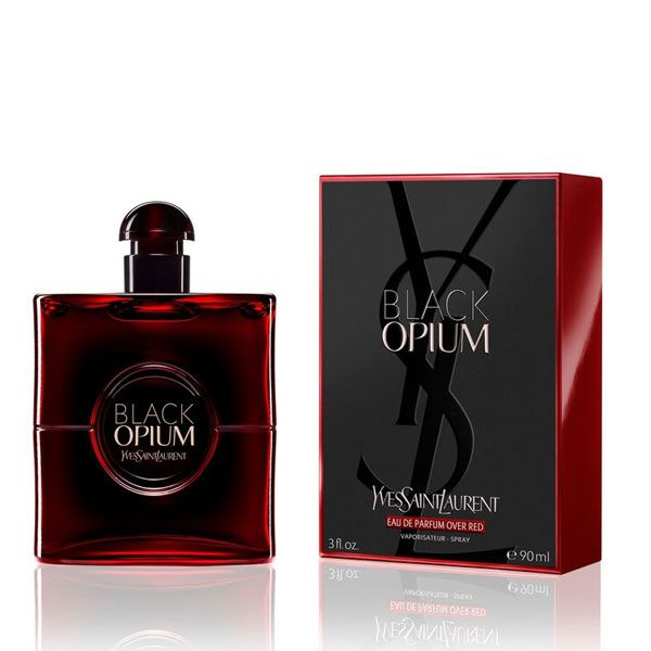Yves Saint Laurent Black Opium Over Red Apa de Parfum pentru Femei 90ml Cutie