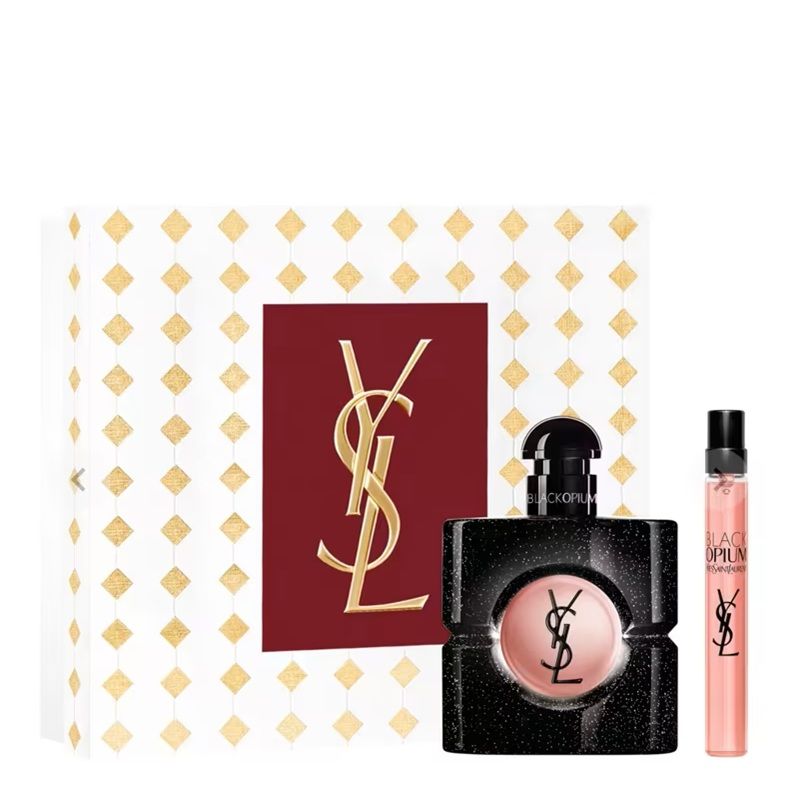 Yves Saint Laurent Black Opium Set (Apa de parfum 50ml + Apa de parfum 10ml)