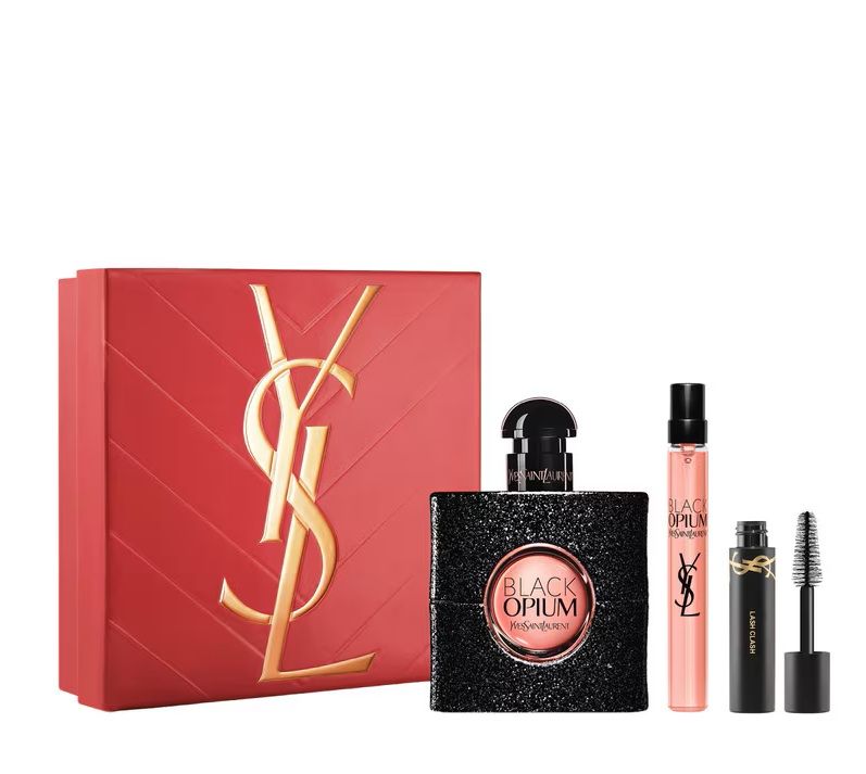 Yves Saint Laurent Black Opium Set (Apa de parfum 50ml + Apa de parfum 10ml + Mini Mascara)