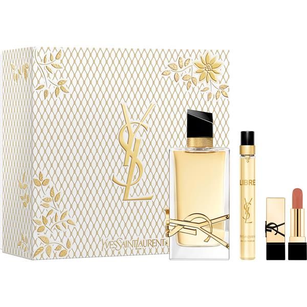 Yves Saint Laurent Libre Set (Apa de parfum 90ml + Apa de parfum 10ml + Mini Ruj Pur Couture)
