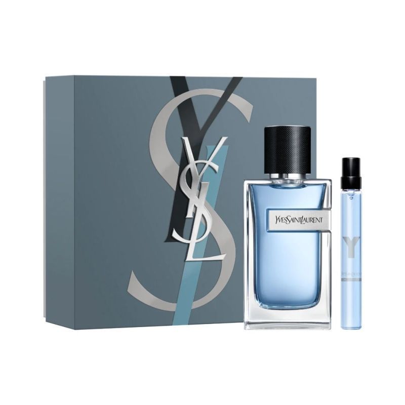 Yves Saint Laurent Y Pour Homme Set (Apa de toaleta 100ml + Apa de toaleta 10ml)