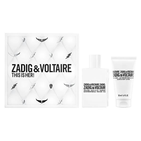 Zadig&Voltaire This Is Her! Set (Apa de parfum 50ml + Lotiune de Corp 50ml)