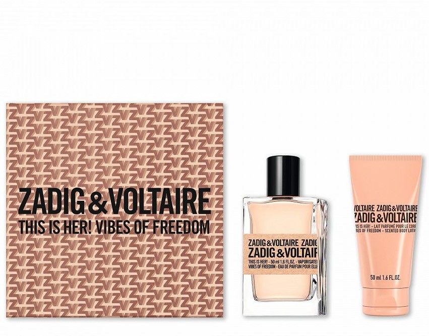 Zadig&Voltaire This Is Her! Vibes Of Freedom Set (Apa de parfum 50ml + Lotiune de corp 50ml)