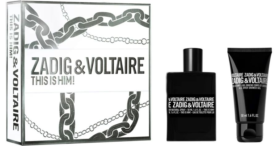 Zadig&Voltaire This Is Him! Set (Apa de toaleta 50ml + Gel de dus 50ml)
