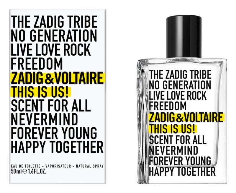 Zadig&Voltaire This Is Us! Apa de toaleta Unisex 50ml